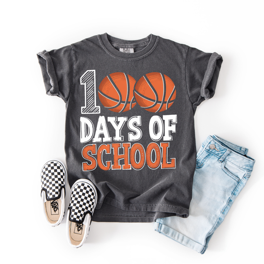 100 DAYS OF SCHOOL-BASKETBALL-DTF TRANSFER
