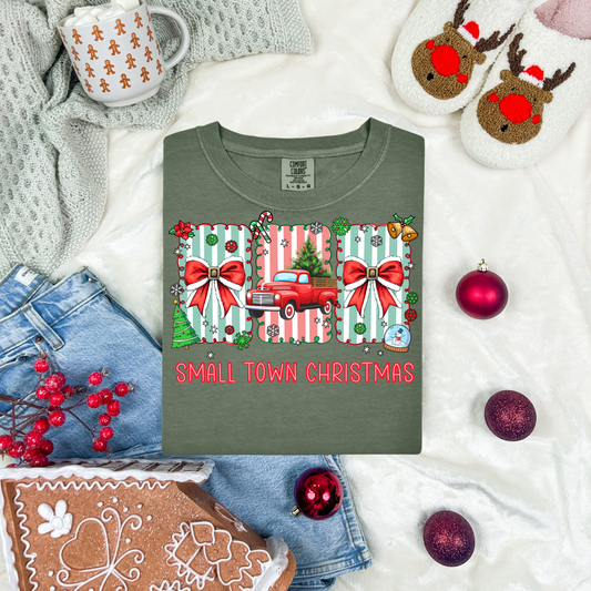 Small Town Coquette with Truck and Bows DTF Transfer